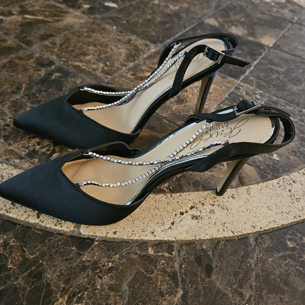 Badgley Mischka Jewel Alegria Pointed Toe Stiletto SZ 7 NWOB - Picture 4 of 8